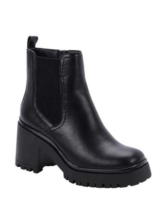 aqua college Shoes - NIB Aqua College Raine Waterproof Black Suede Chelsea Boots Square Toe Women's 8